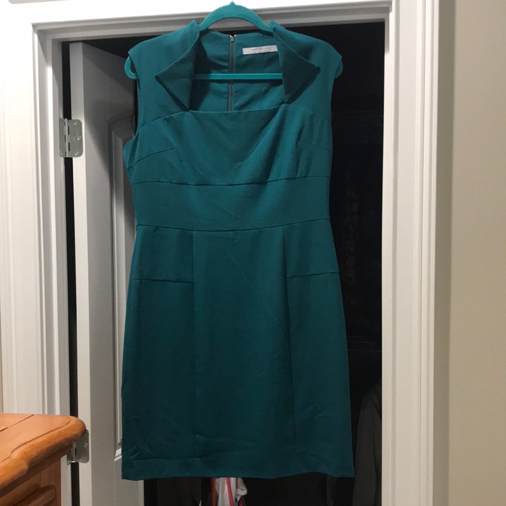 Marc Jacobs Ladies sz 12 deep teal fitted dress